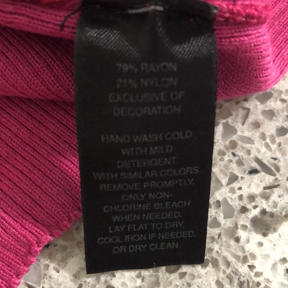 {Whbm} Snap Button Down Crew Neck Ruffle Detailed… - image 7